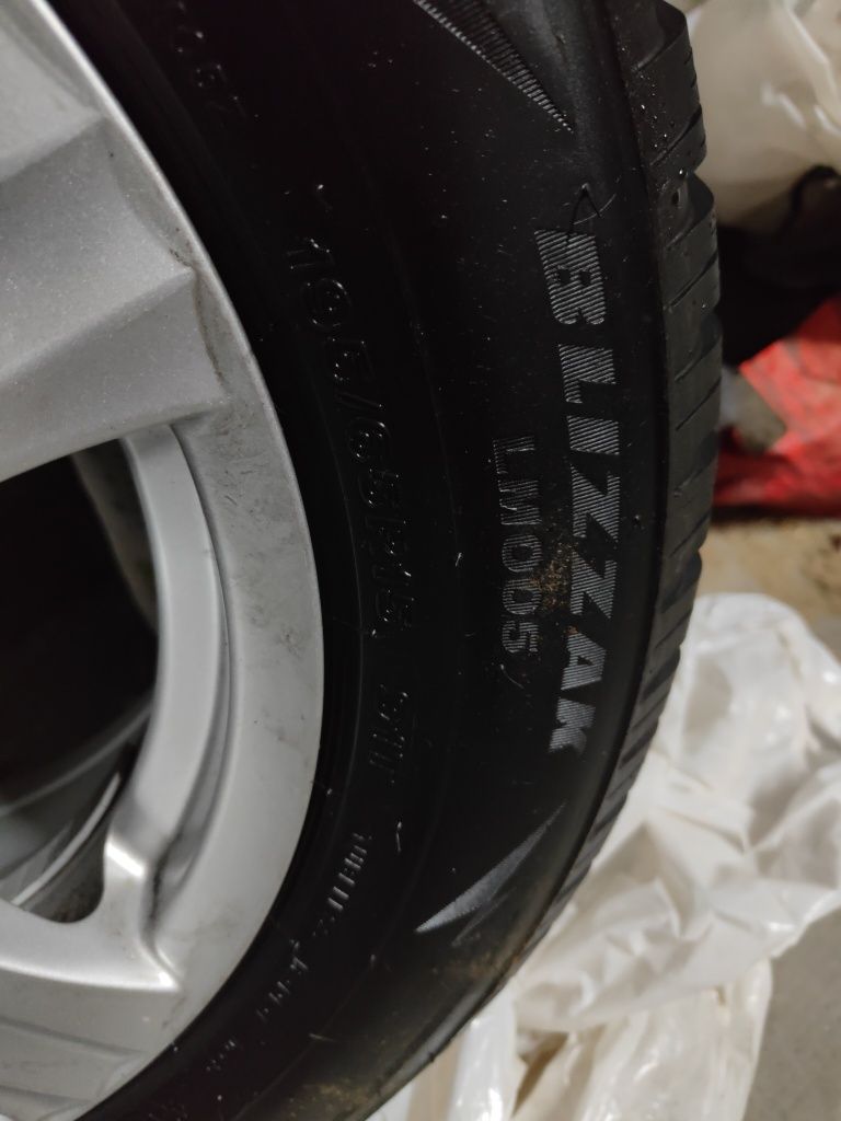 Jantes 5x112 com pneus de inverno Bridgestone