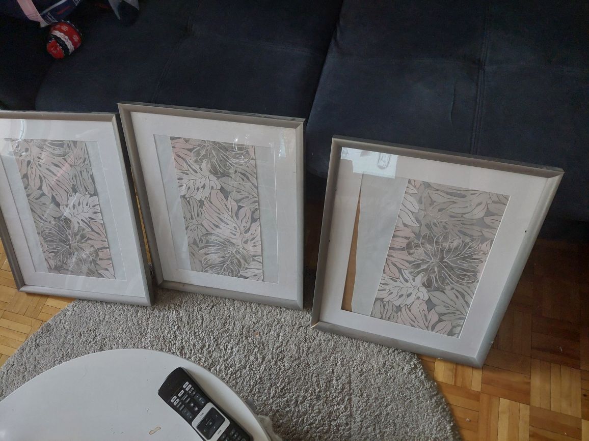 3 ramki srebrne ikea silverhojden najtaniej