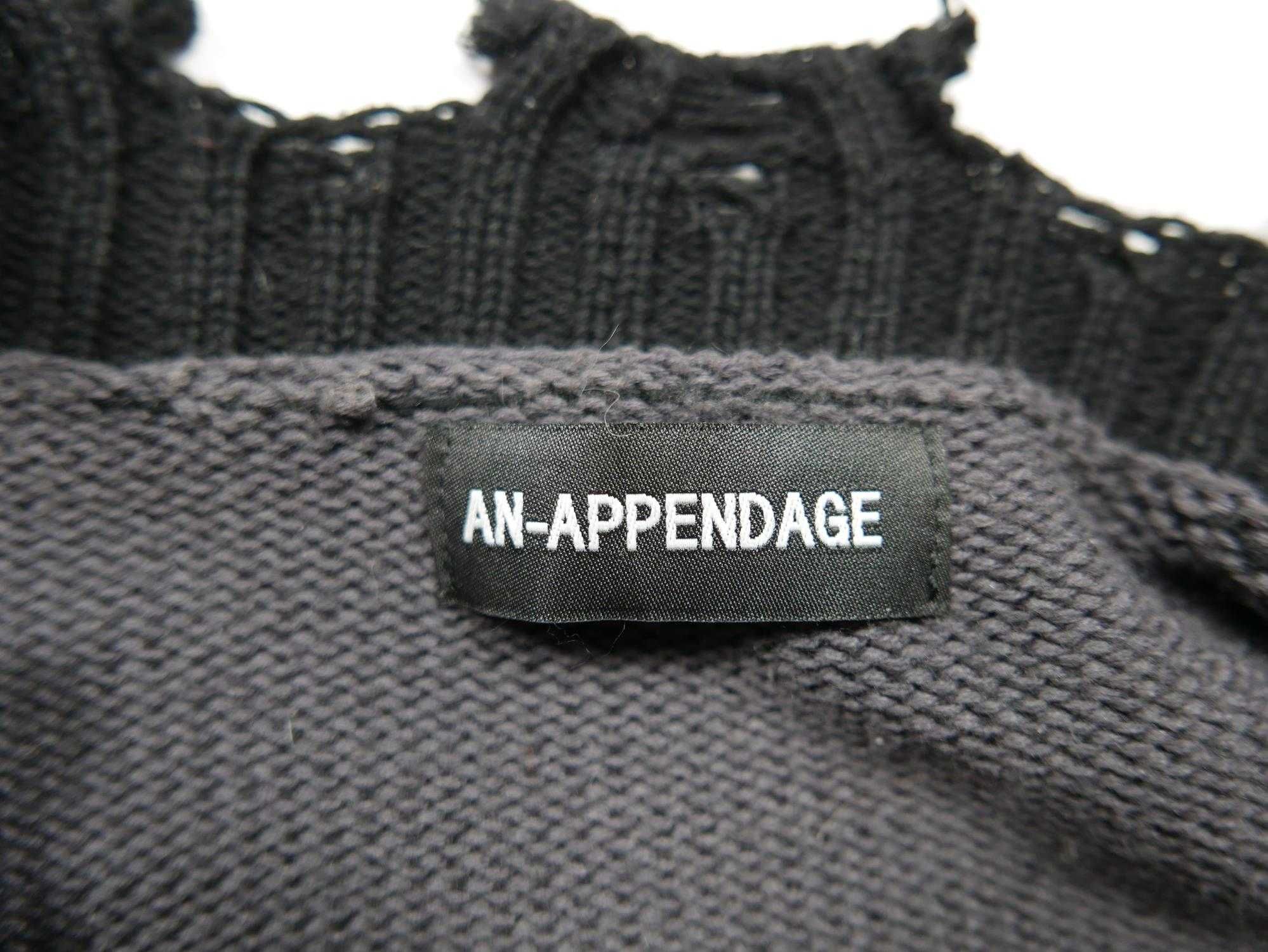 An-Appendage Kardigan Sweater Boxy Opium Limitowany M
