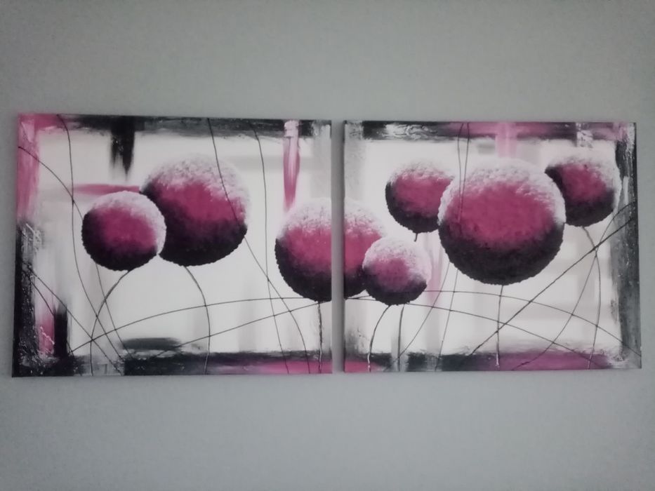 Obraz malowany (2 części)