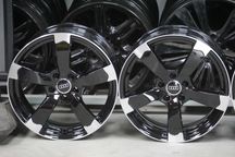 Alufelgi DBV Germany 5x112 8Jx18 et40 cb66,6mm bikolor, czarne i cnc