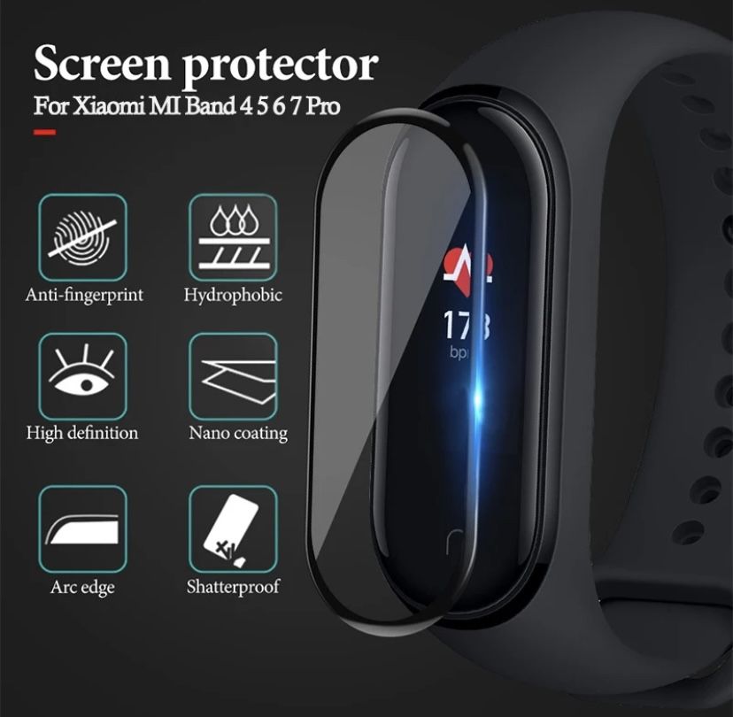 Набір захисних плівок для Xiaomi Mi Band 7