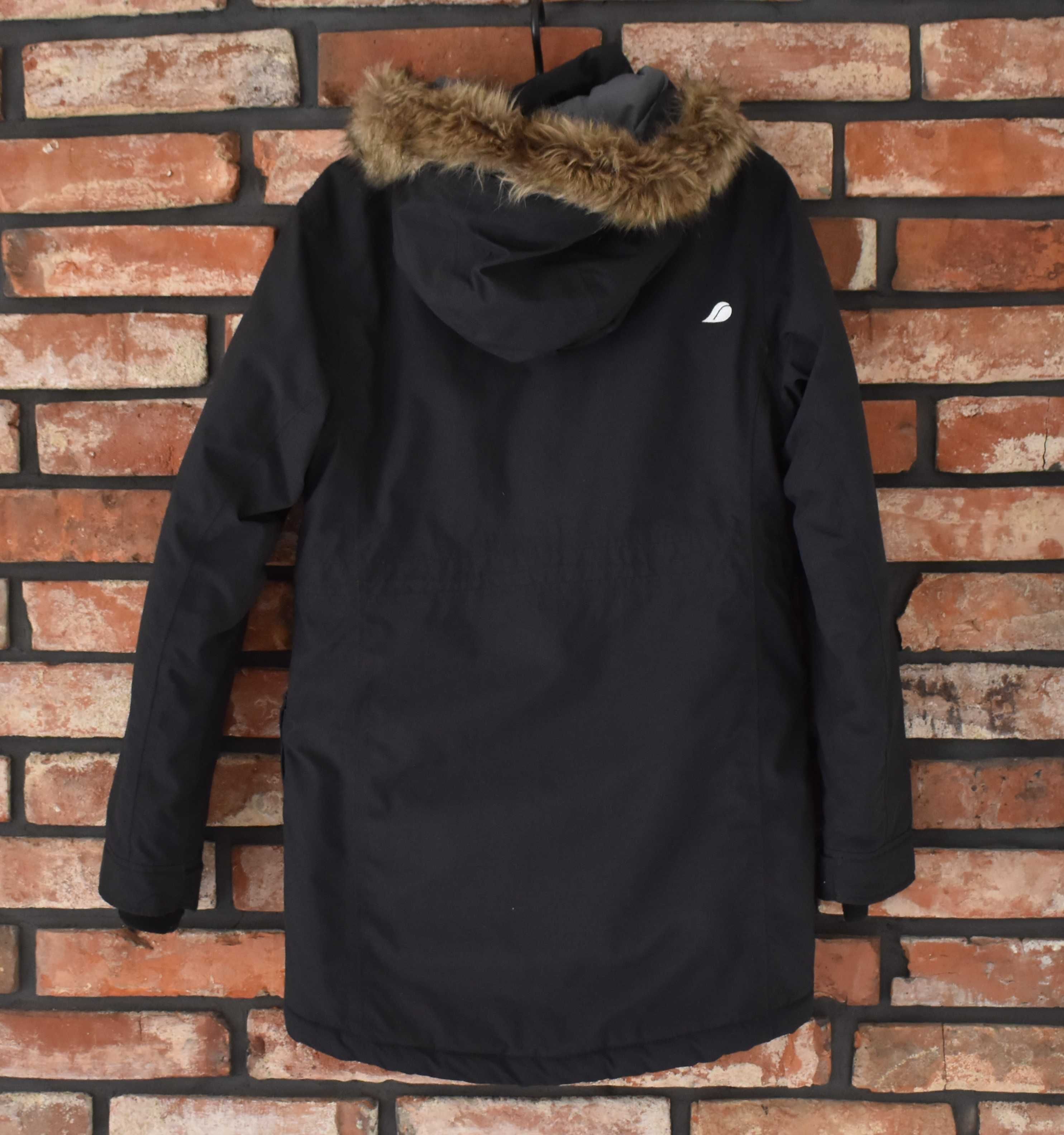 Didriksons czarna kurtka Sassen Parka Membrana 170 S 36