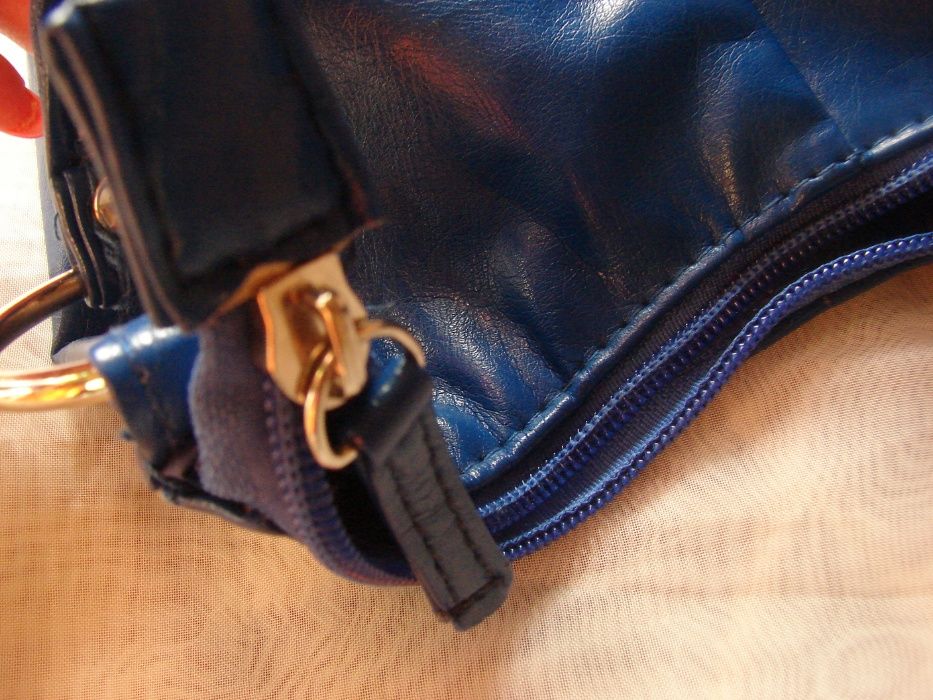 Новая синяя сумка (Экокожа)
