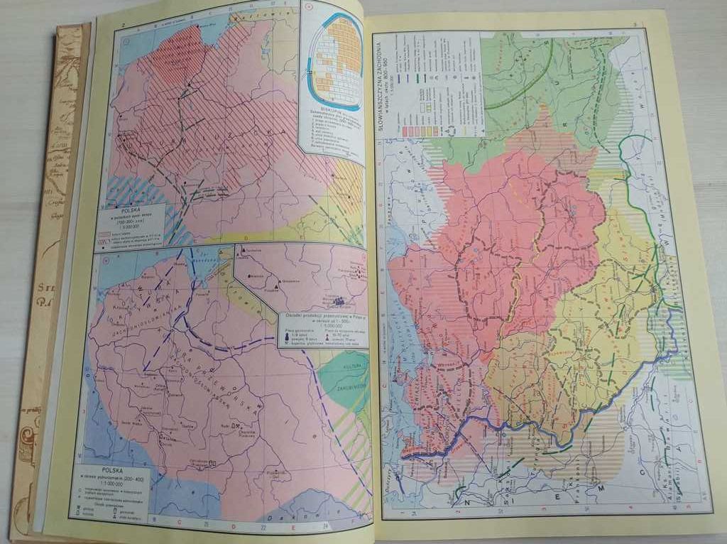 Atlas historyczny Polski Wydawnictwo im. Eugeniusza Romera 1989 rok