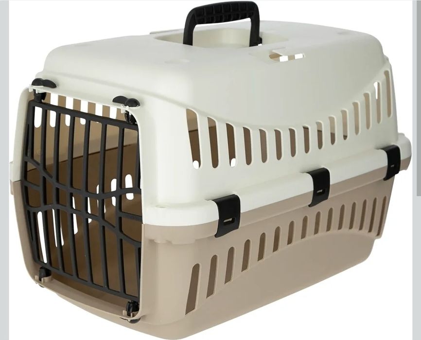 Kerbl Expedion Transporter dla Zwierząt, Szary/Beżowy, 45 x 30 x 30 cm