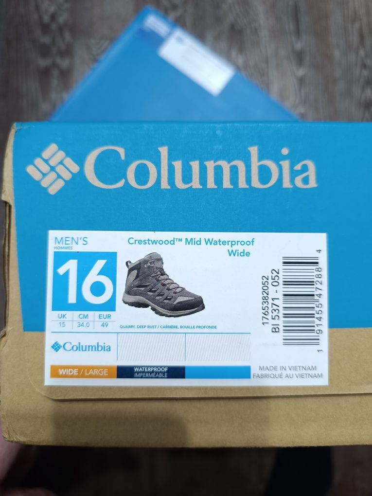 Ботинки Columbia 49 размер