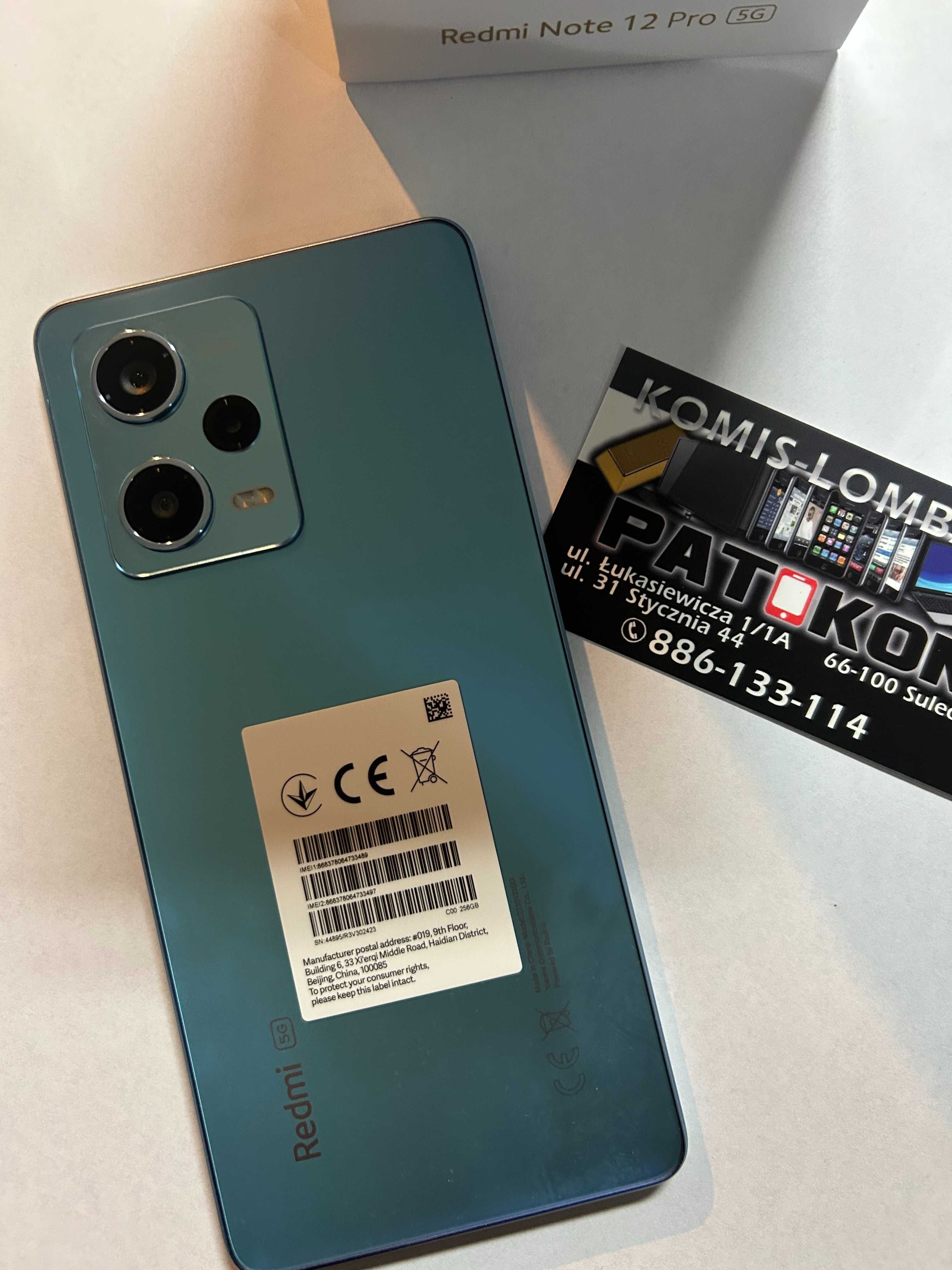 Xiomi Redmi Note 12 Pro + 5G/256 Gb / Nieużywany/ ***PAT KOM***