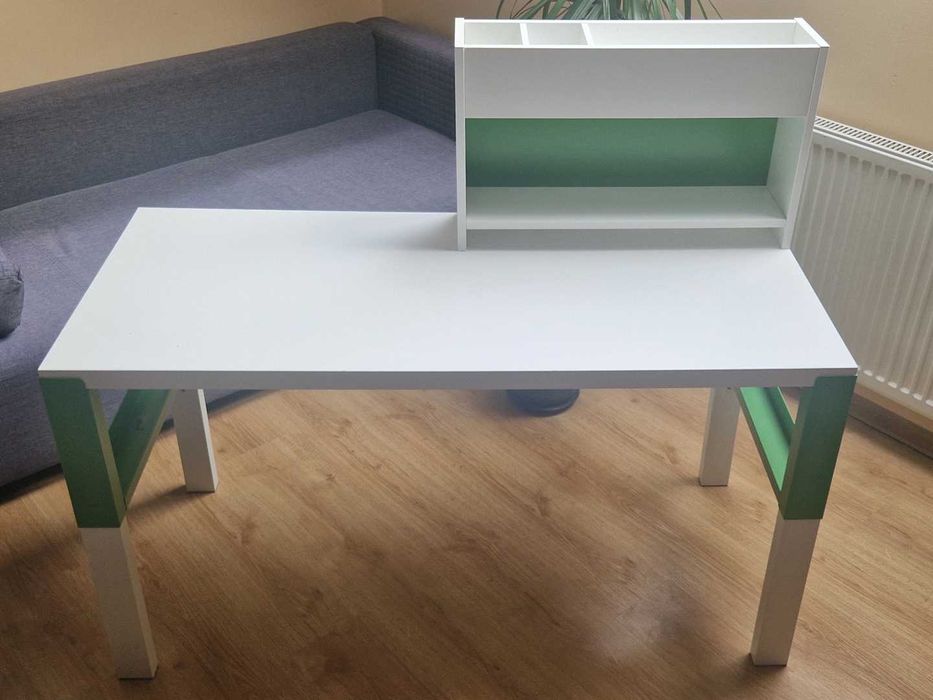 Biurko Ikea Pahl 128x58 z nadstawką