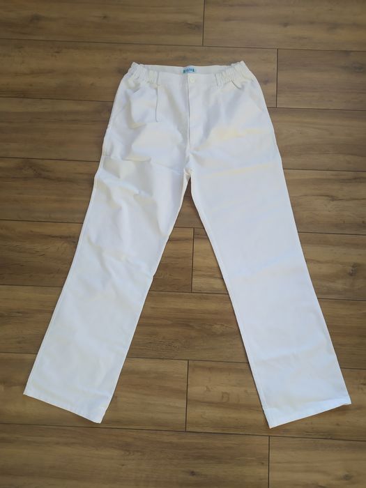Spodnie białe medyczne męskie rozm. 50