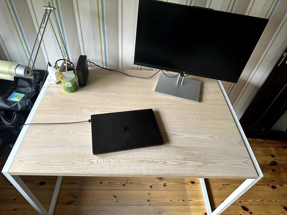 Стіл письмовий в стилі Loft - 120 x 80 x 77 - дерев'яна стільниця