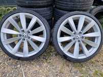 Felgi z oponami kom. 8Jx19H2 ET41 225/35ZR19 VW AUDI
