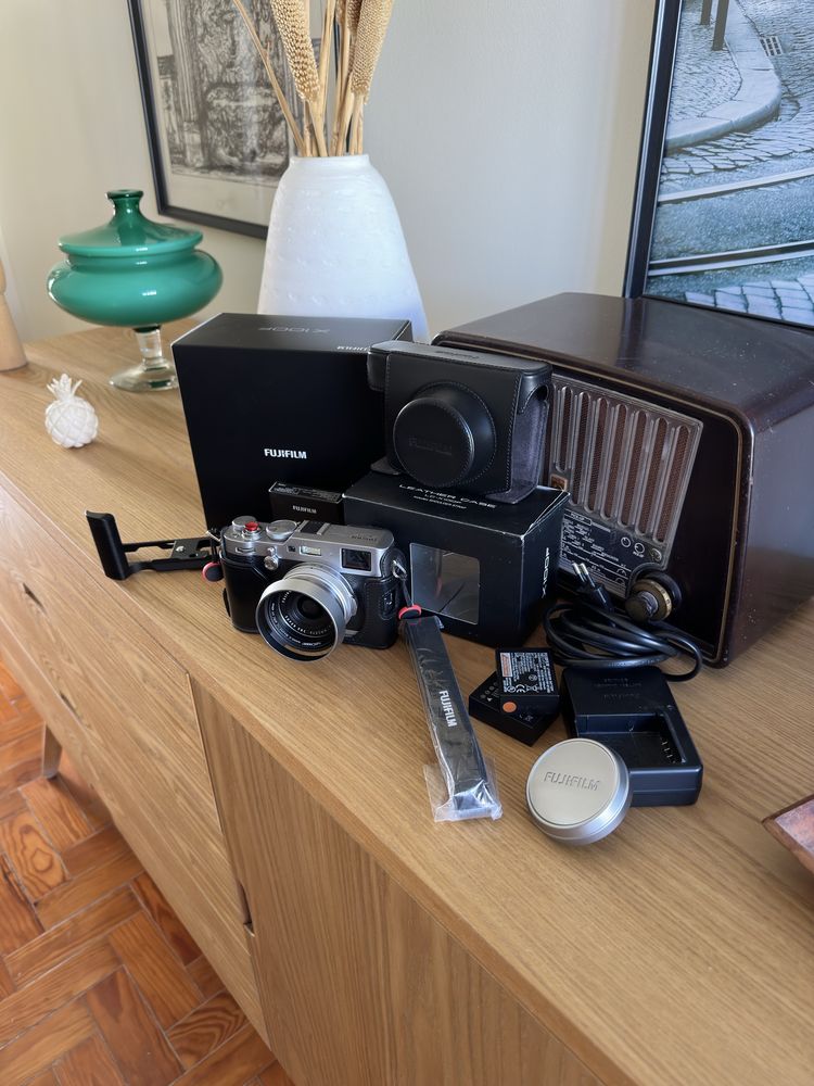 Fujifilm x100f com acessorios