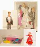Lalki barbie zestaw akcesoriów i lalek