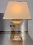 Ekskluzywna Lampa Paco Dominguez  akryl mosiądz Hollywood Regency Top