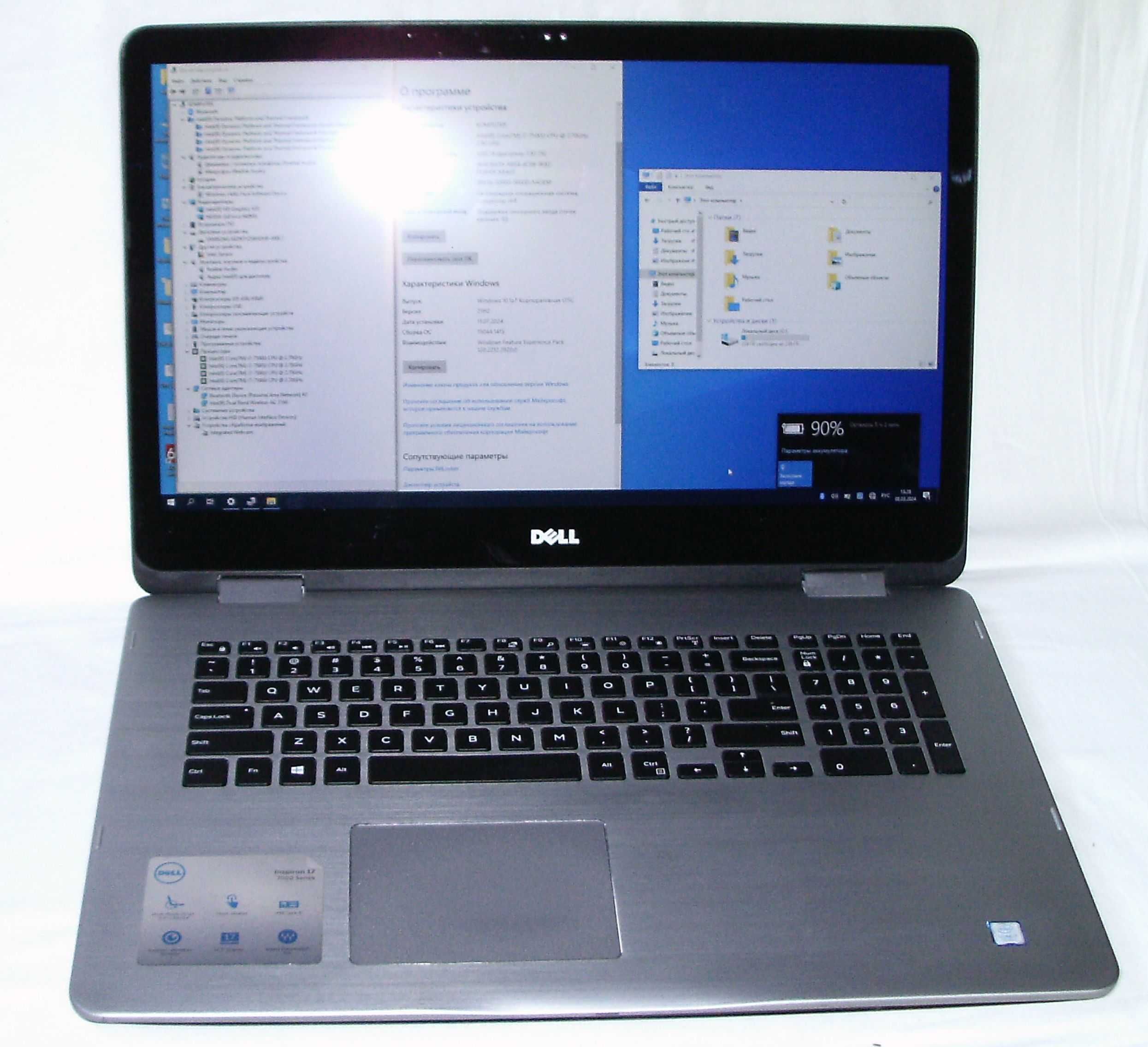 Сенсорний планшет-ноутбук 2в1-Dell 7773 i7-32-1TB+NVIDIA стан НОВОГО !