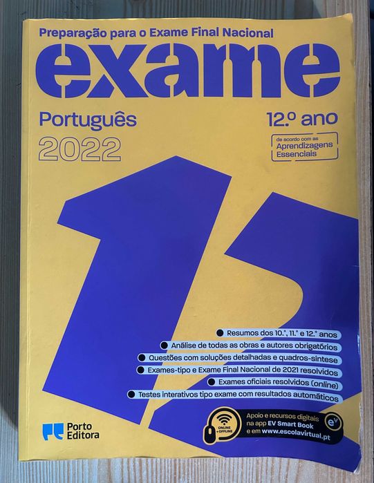 livro de exames de português 12 ano