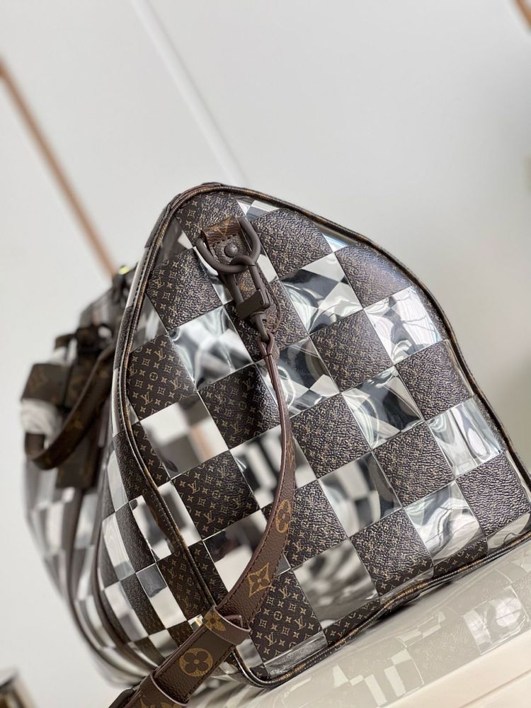 Saco de viagem Louis Vuitton  Lona e acrilico