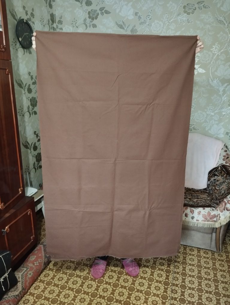 Ткань х/б новая, плотная, дл 1,16 м, шир 0.95м