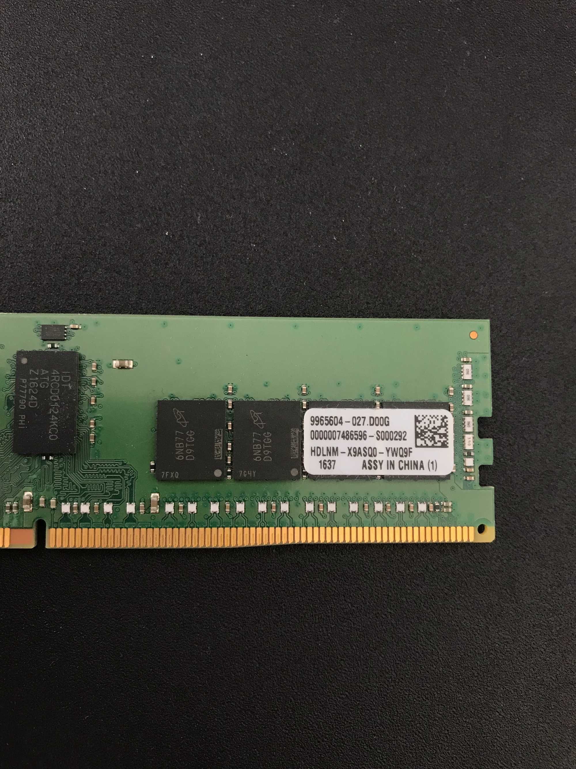 Оперативна память серверна DDR4 Kingston 8gb ECC Registered