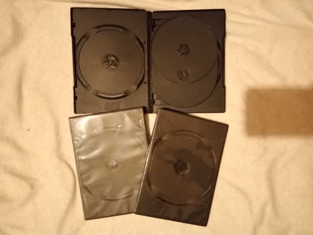 3 szt Pudełko na 4 płyty CD DVD etui opakowanie