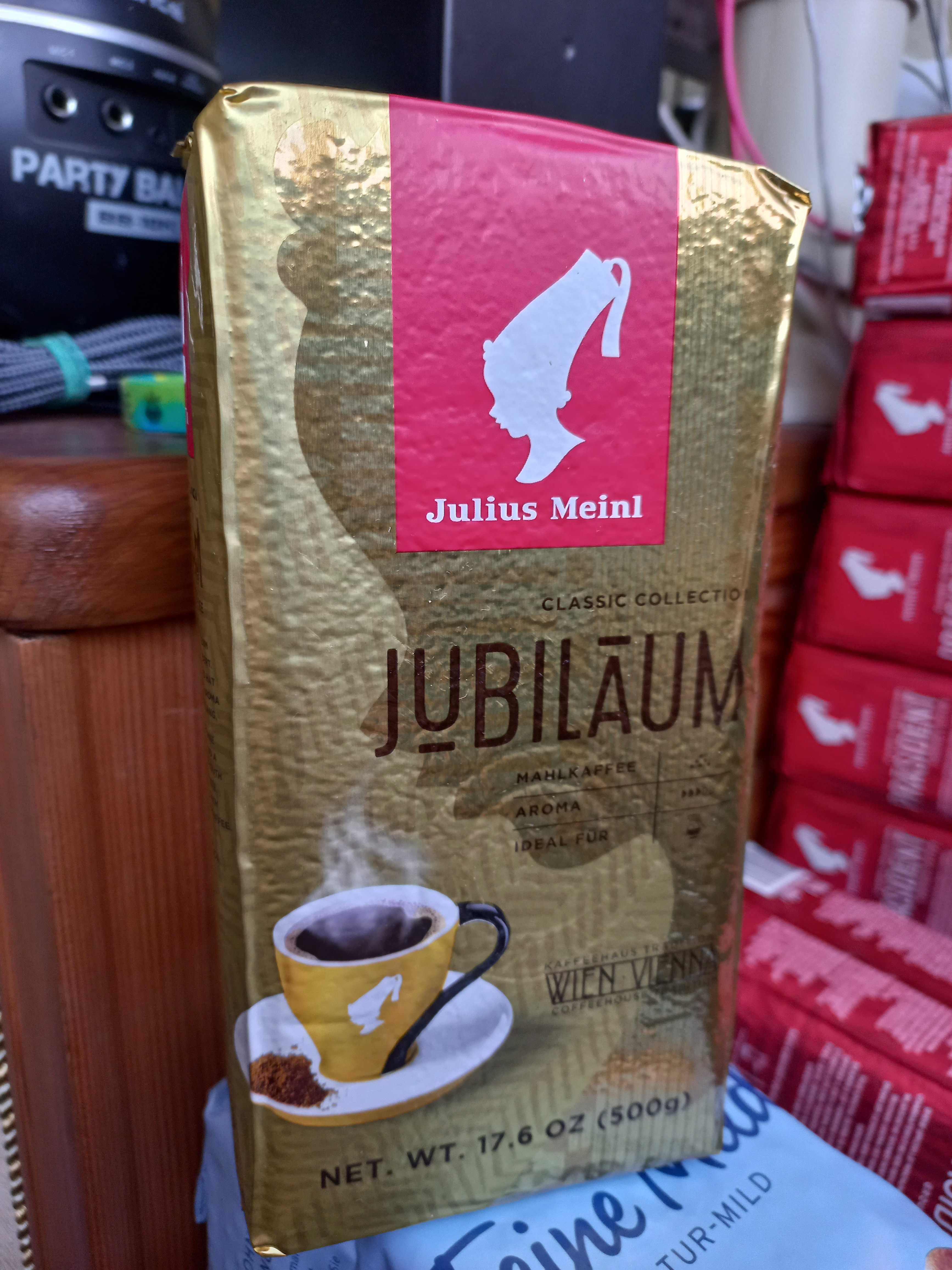 Кофе  в зёрнах и молотое Julius Meinl Vienna Jubiläum и Präsident.