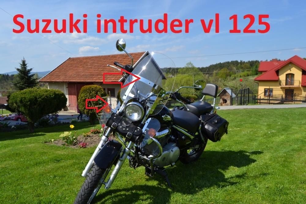 Suzuki Intruder VL 125 szyba gmole lampy