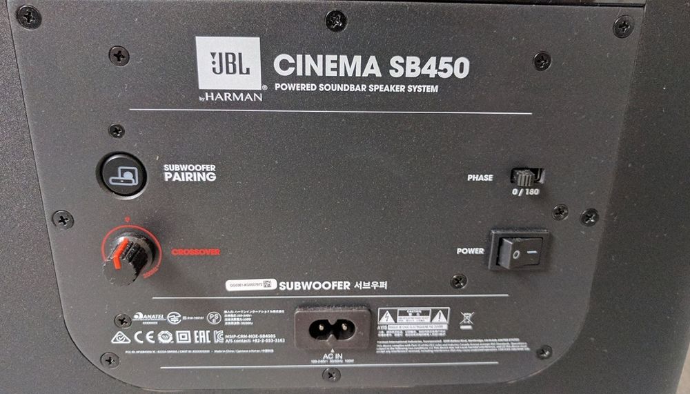 4K Саунбар JBl cinema SB450 440вт