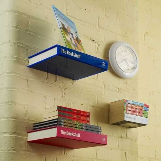 NiewidziaIna Półka na książki Biała Metalowa nośność do 12 kg NOWA