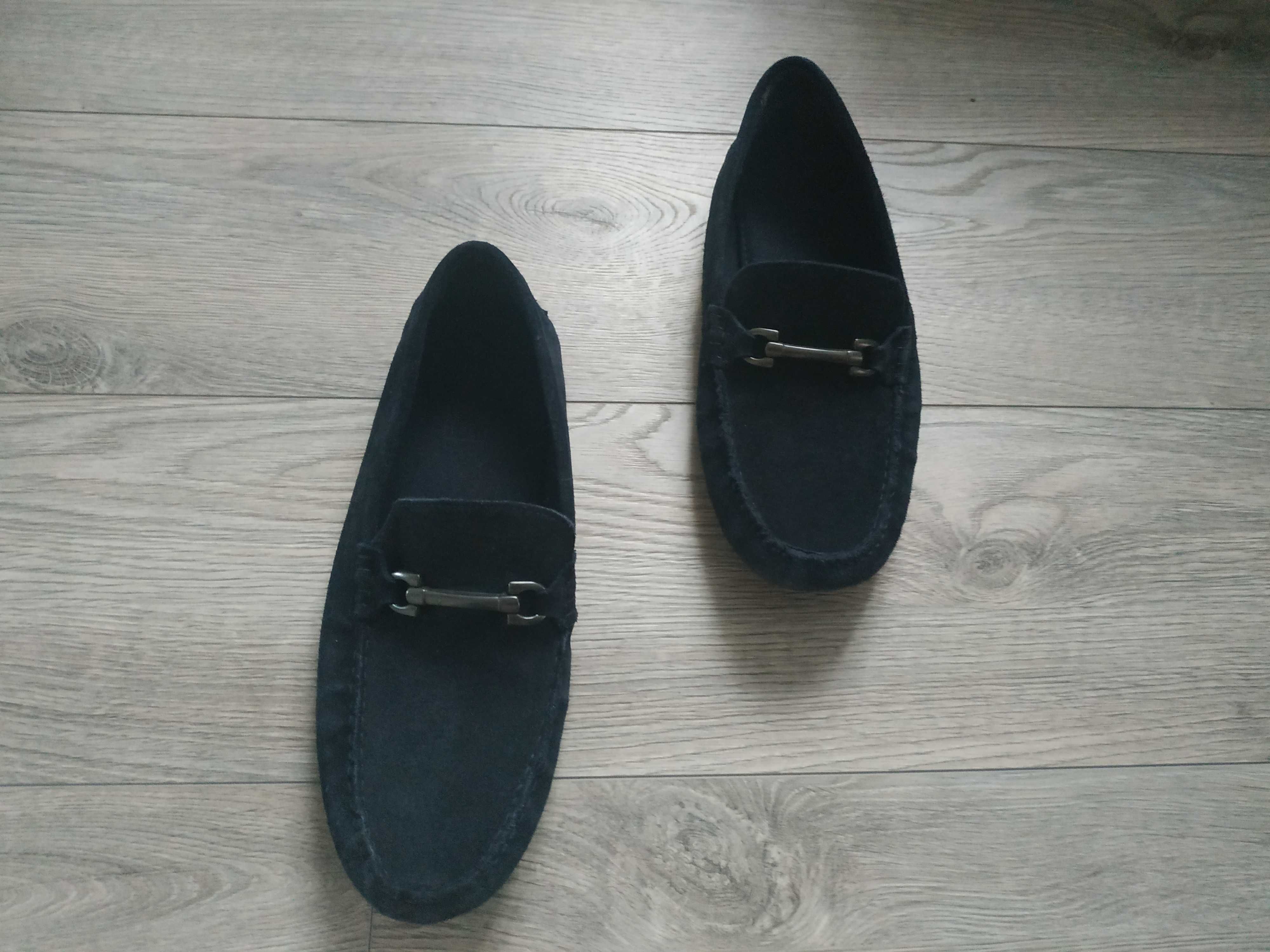 Замшевые мокасины туфли Asos р.43,5-44