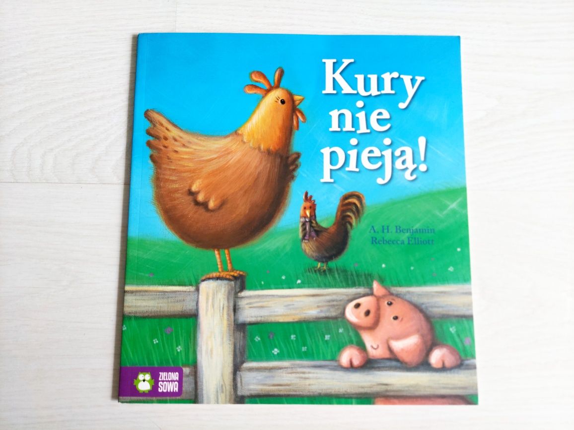 Książka z serii poczytajmy razem kury nie pieją