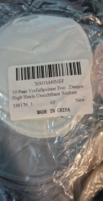 Dyskretne wkładki amortyzujące śródstopie - 5 par