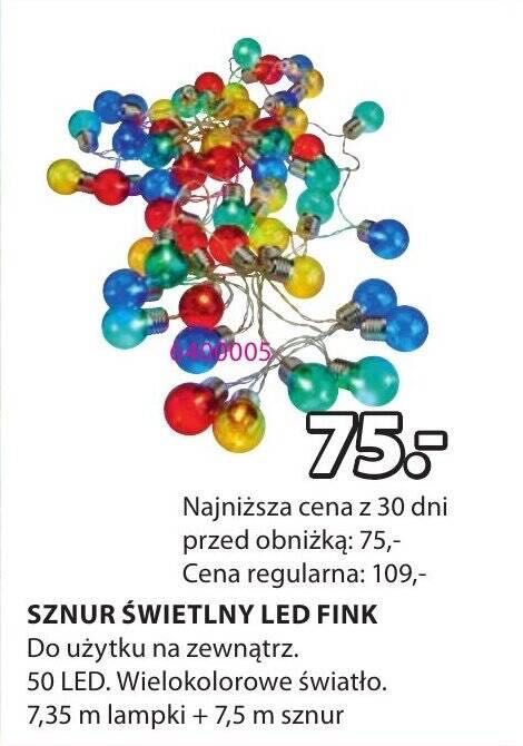 Nowe oświetlenie ogrodowe, tarasowe, balkonowe  Fink z JYSK - 2 sznury