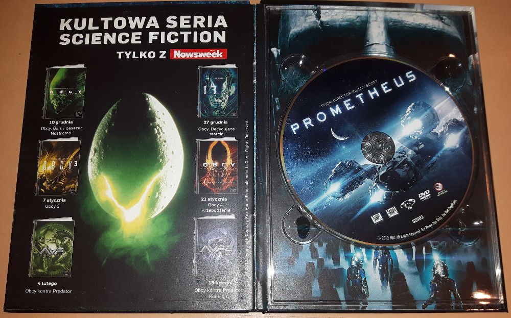 Prometeusz - (film DVD)