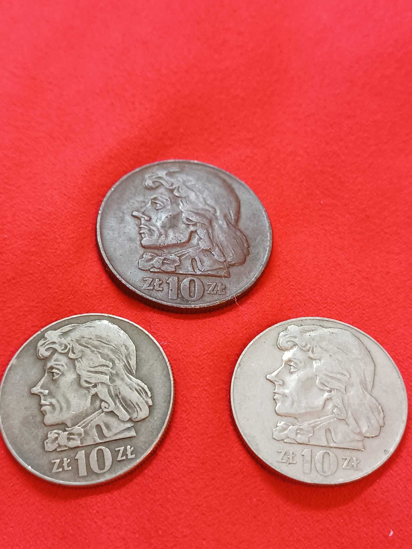 Zestaw 3 monet Kościuszko PRL 1960/70
