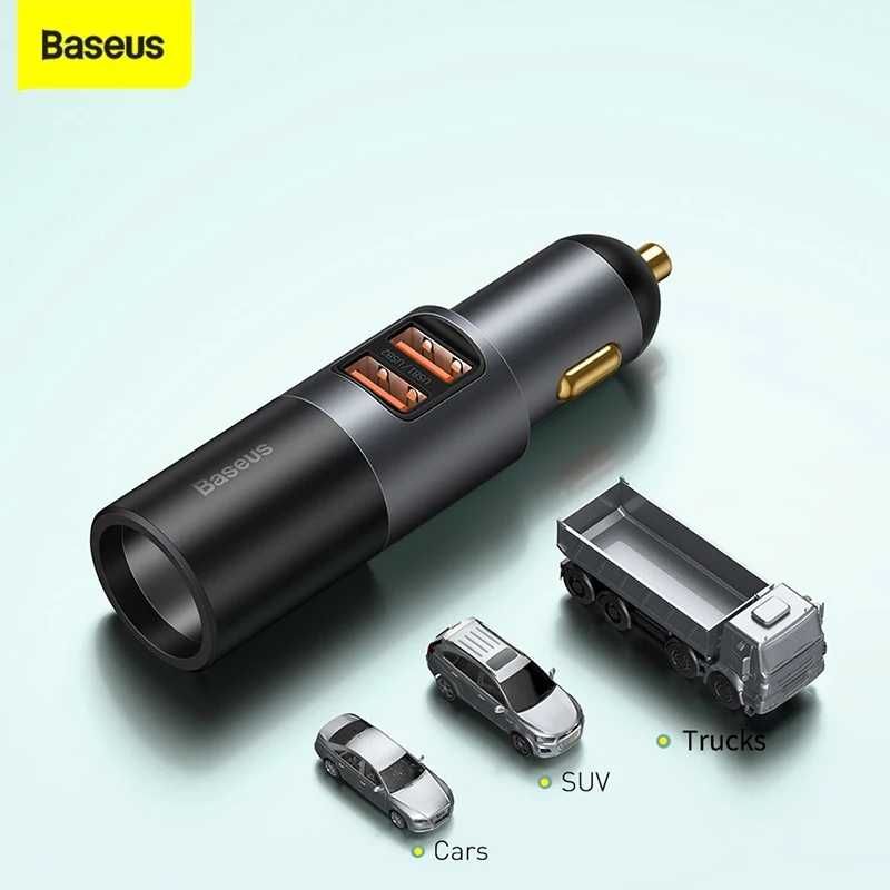 НОВОЕ Автомобильное зарядное устройство Baseus 120W 20V/5A QC 4.0
