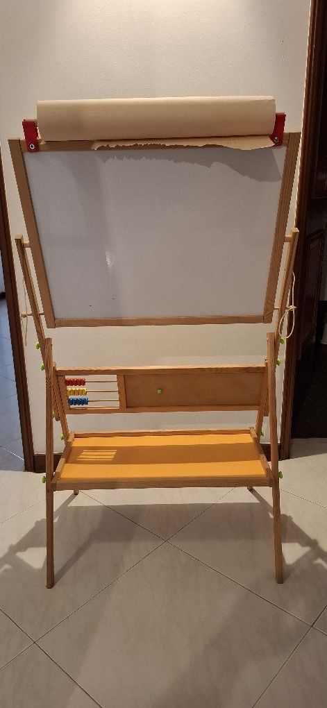 Quadro de giz e kit limpeza VILEDA