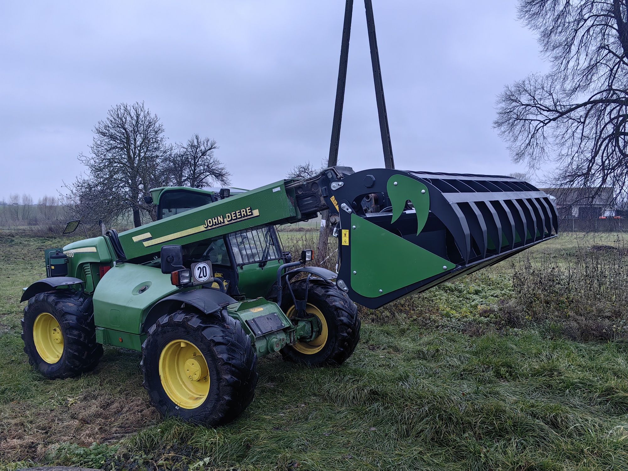 ŁYCHO KROKODYL ZĄB PALONY JCB Merlo CAT Claas Schaffer dostawa!