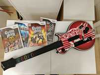 Guitar hero gitara i 4 gry Nintendo Wii