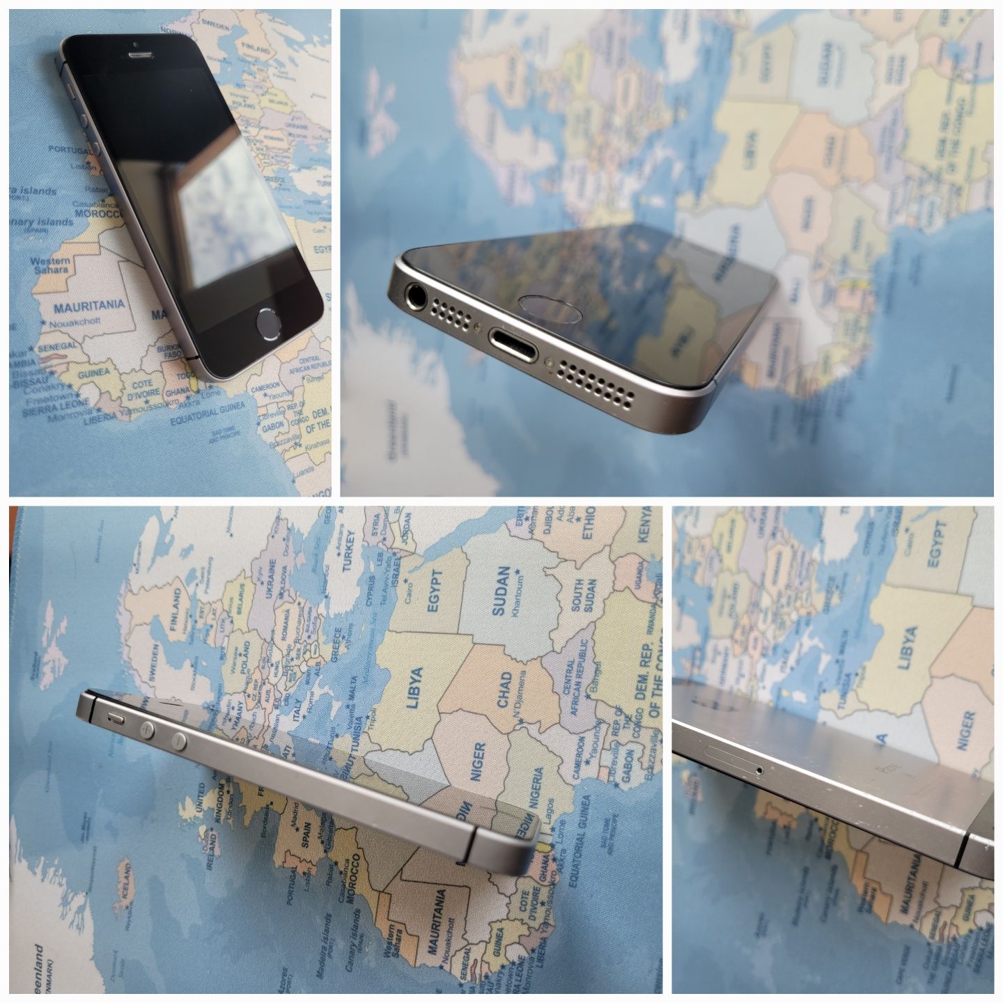 iPhone SE 32 GB Space Gray (A1723) + ładowarka, iOS 15.8.4