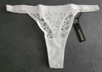 Lounge - Balcony Thong – White – S