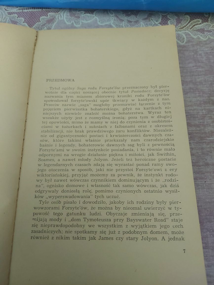 Książka Saga rodu Forsyteów Posiadacz  1972rok
