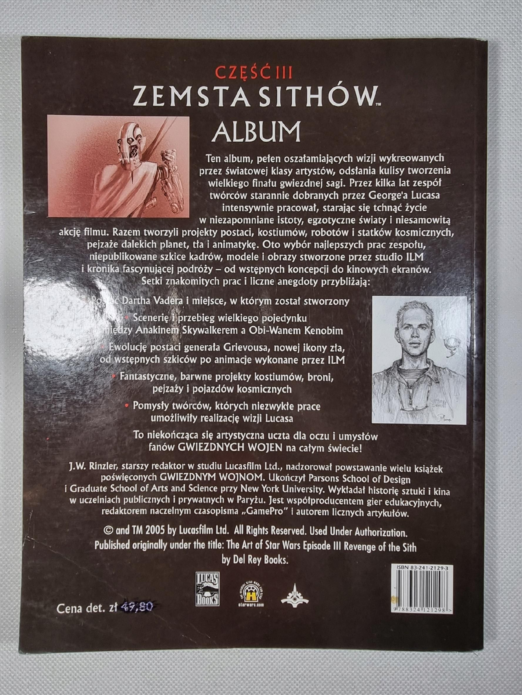 Star Wars Część III / Zemsta Sithów Album / Rinzler