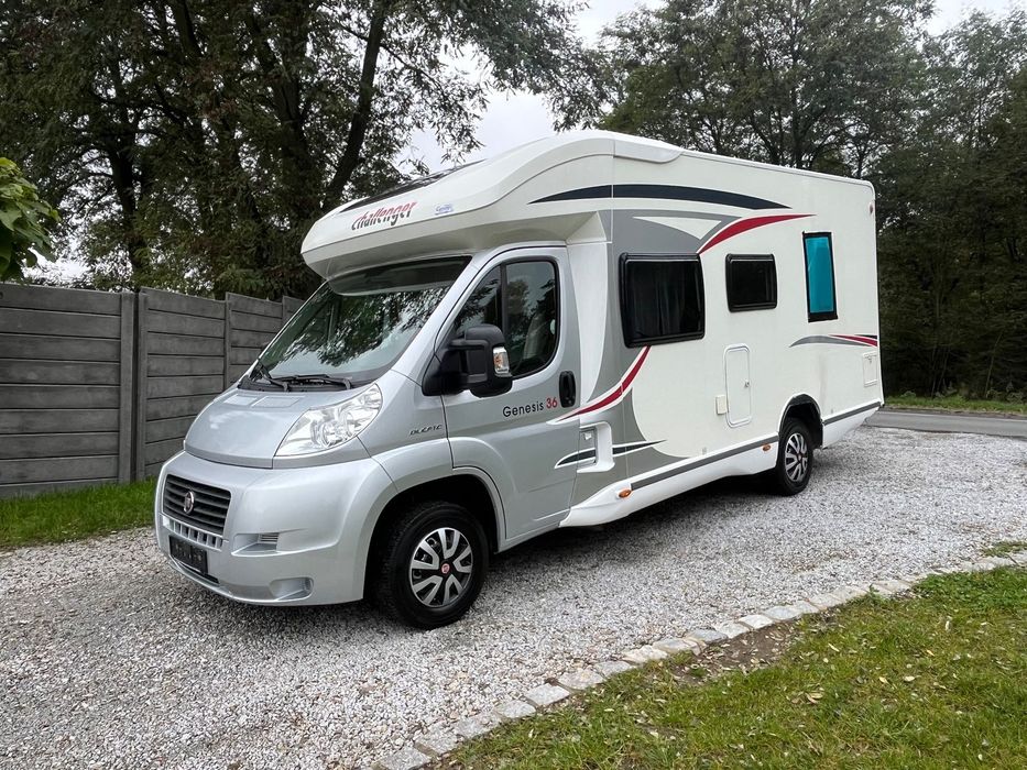 Fiat DUCATO CHALLENGER GENESIS 36 5 Osobowy  Tylko 49TYS KM Klimatyzacja Opuszczane Lóżko Markiza Toaleta Prysznic