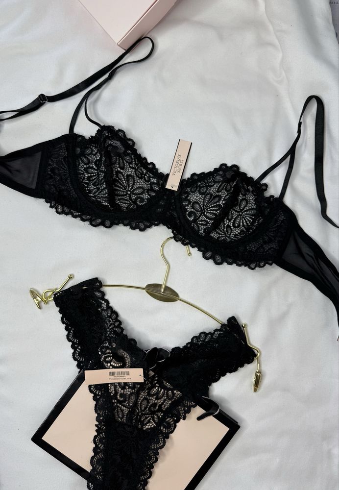 Жіночий мережевний комплект білизни victorias secret