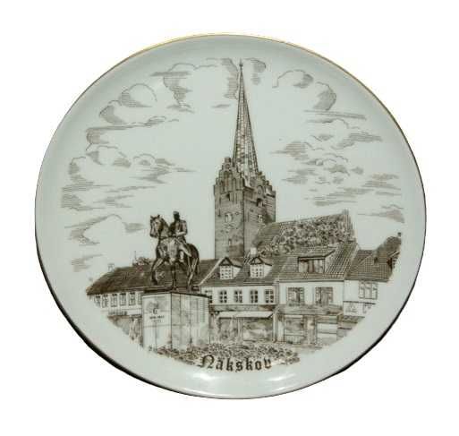 Copenhagen porcelain B&G talerz dekoracyjny duńska porcelana