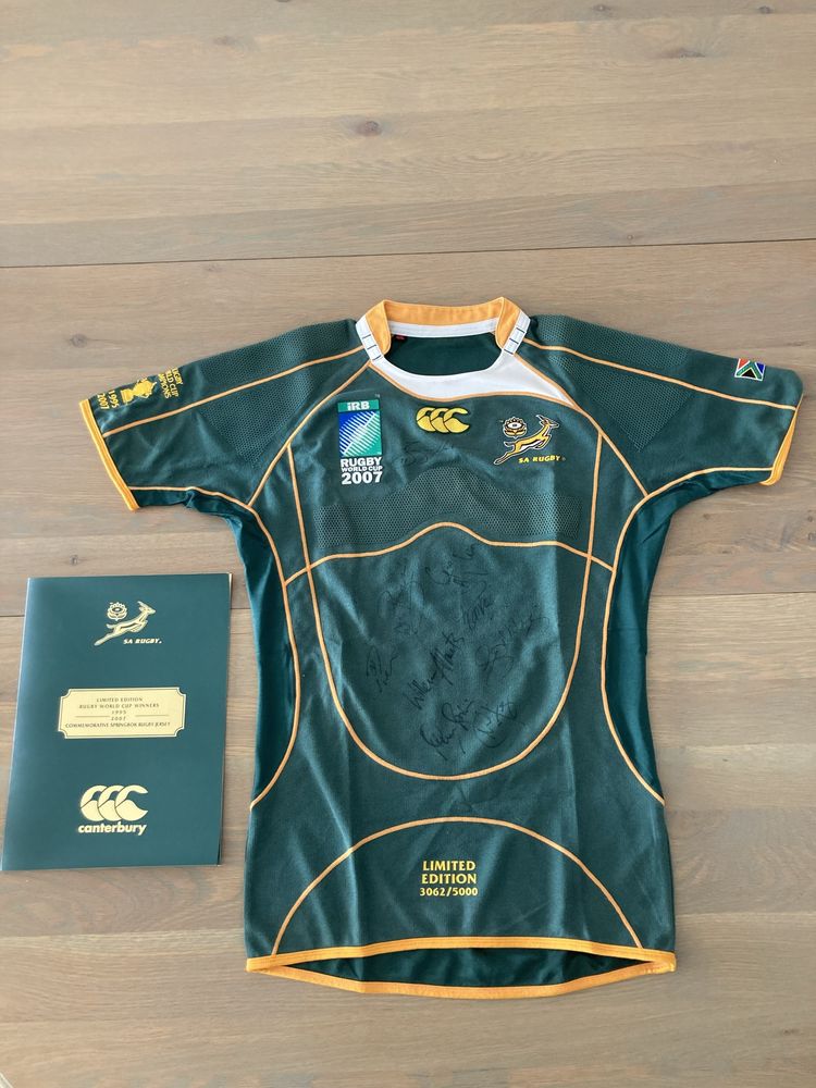 Camisola de Rugby dos Springboks (Final da RWC 2007)