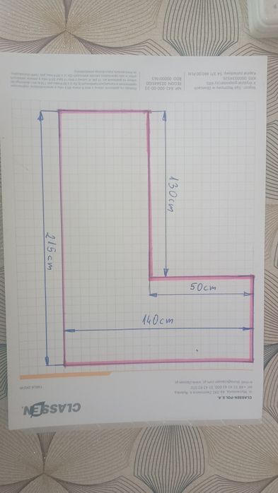 Kanapa narożna z funkcją spania