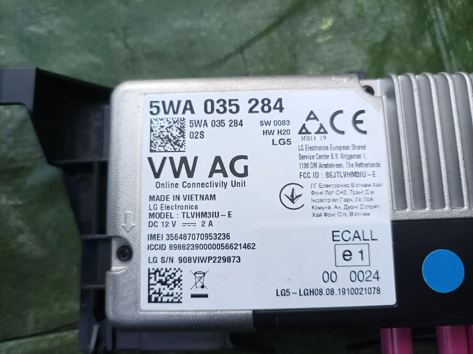 Vw Passat B8 moduł sterownik online 5WA035284