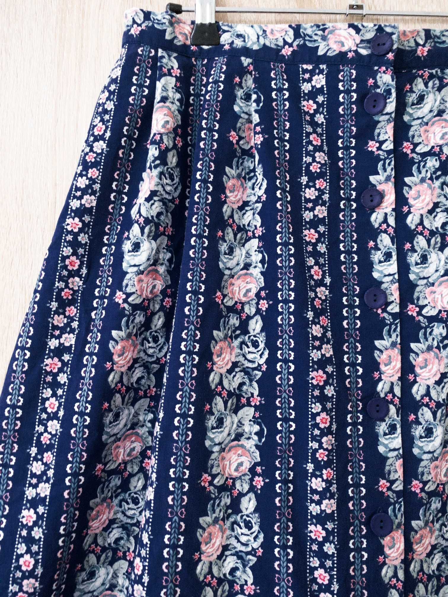 spódnica, rozm, L/XL vintage, folk, ludowa, bawarska, tracht, drindl